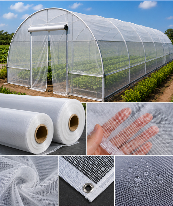 UV-stabilised HDPE insect net